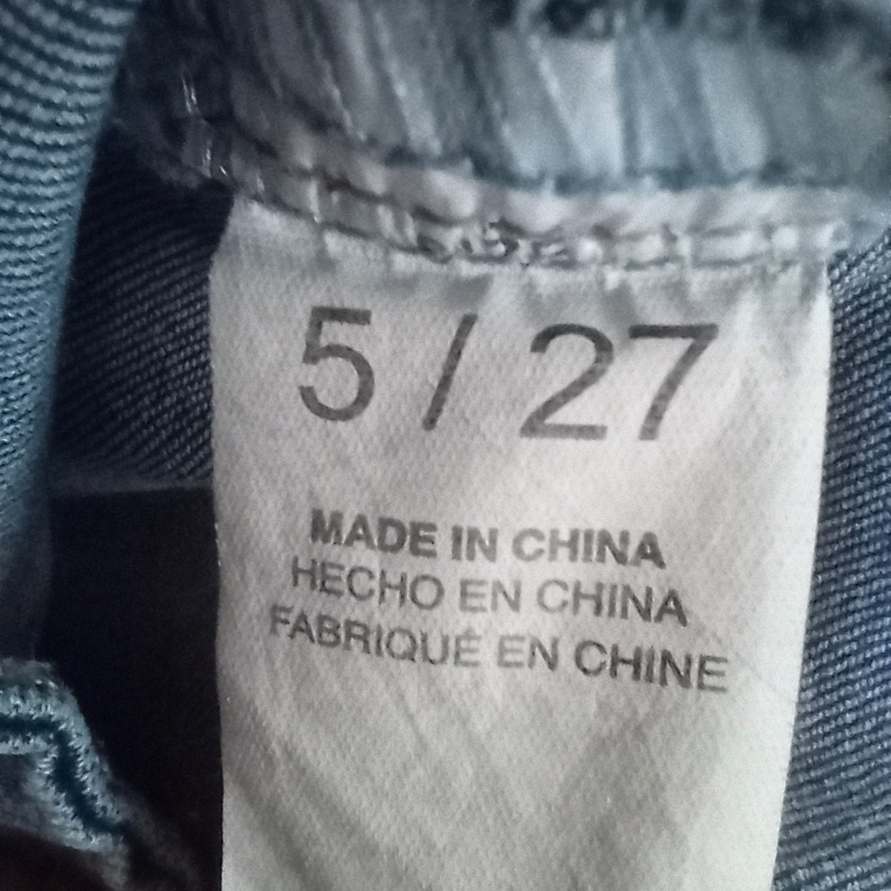 YMI High Rise Flare Denim Jeans Womens‎ Size 5 / 27 Blue Button Fly Festival - Picture 12 of 16
